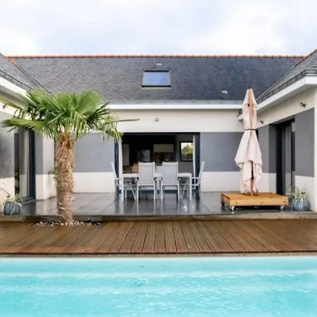 Confort Avec Piscine, 5 Chambres, Proche Loire * Longué